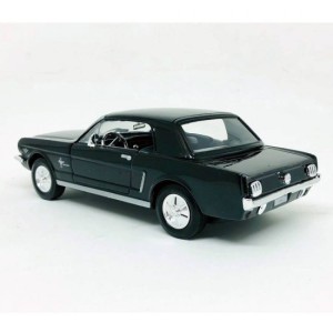 Miniatura Ford Mustang 1/2 1964 (Preto) 1:24 Motormax