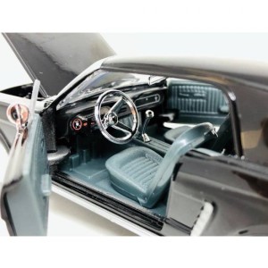 Miniatura Ford Mustang 1/2 1964 (Preto) 1:24 Motormax