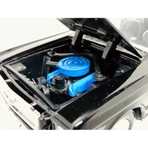 Miniatura Ford Mustang 1/2 1964 (Preto) 1:24 Motormax