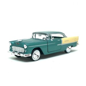 Miniatura Chevrolet Bel Air 1955 (Verde) - 1:24 Motormax