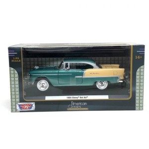 Miniatura Chevrolet Bel Air 1955 (Verde) - 1:24 Motormax
