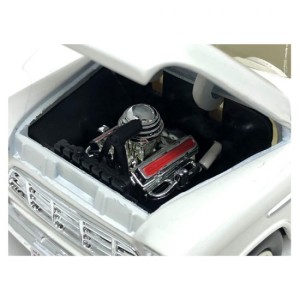 Miniatura Chevrolet 5100 Stepside PickUp 1955 (Branca) - 1:24 Motormax