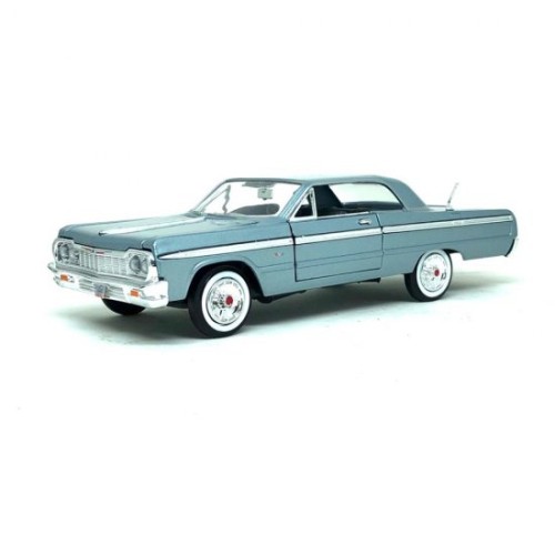 Miniatura Chevrolet Impala 1964 (Azul) - 1:24 Motormax