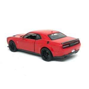 Miniatura Dodge Challenger SRT Hellcat Widebody 2018 - Vermelho 1:24 - Motormax