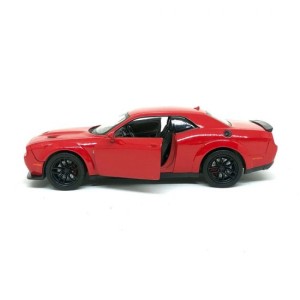 Miniatura Dodge Challenger SRT Hellcat Widebody 2018 - Vermelho 1:24 - Motormax