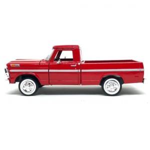 Miniatura Ford F-100 Pickup 1969 (Vermelho) - 1:24 Motormax