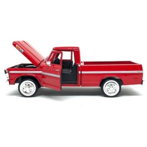 Miniatura Ford F-100 Pickup 1969 (Vermelho) - 1:24 Motormax