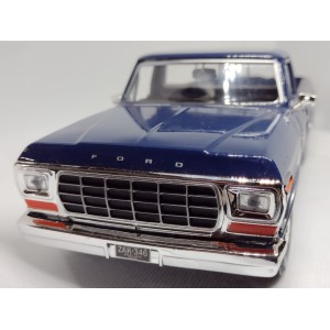 Miniatura Ford F-150 Custom 1979 Azul 1:24 - Motormax
