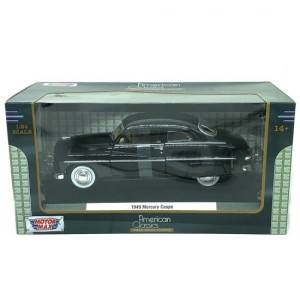 Miniatura Ford Mercury Coupe 1949 (Preto) - 1:24 Motormax
