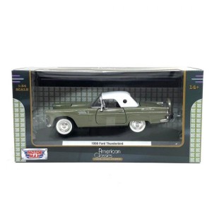 Miniatura Ford Thunderbird 1956 Verde - 1:24 Motormax