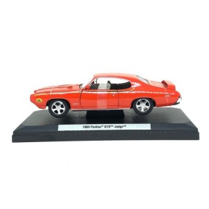 Miniatura Pontiac GTO Judge 1969 (Laranja) 1:24 - Motormax