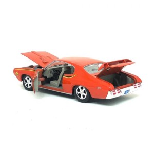 Miniatura Pontiac GTO Judge 1969 (Laranja) 1:24 - Motormax