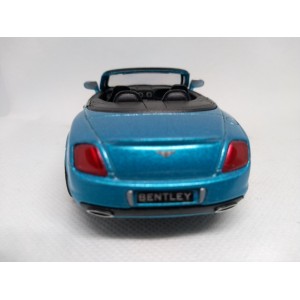 Miniatura Bentley Continental Supersports Convertible 2010 (azul) 1:38 Kinsmart