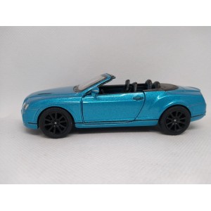 Miniatura Bentley Continental Supersports Convertible 2010 (azul) 1:38 Kinsmart