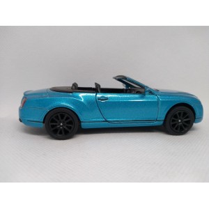 Miniatura Bentley Continental Supersports Convertible 2010 (azul) 1:38 Kinsmart