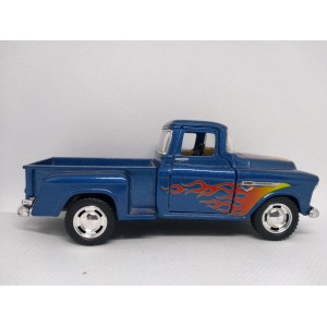 Miniatura Chevy Stepside Pick-Up 1955 (azul) 1:32