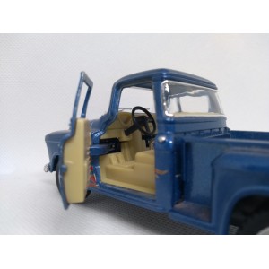 Miniatura Chevy Stepside Pick-Up 1955 (azul) 1:32