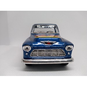 Miniatura Chevy Stepside Pick-Up 1955 (azul) 1:32