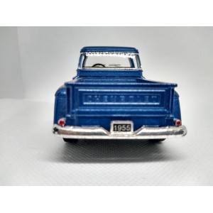 Miniatura Chevy Stepside Pick-Up 1955 (azul) 1:32
