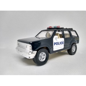 Miniatura Ford Explorer police (preta) 1:42 MaiSto