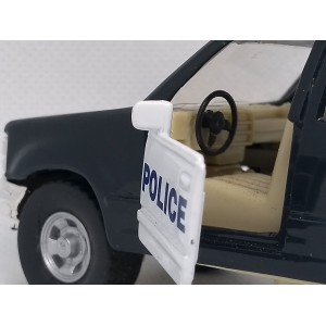 Miniatura Ford Explorer police (preta) 1:42 MaiSto
