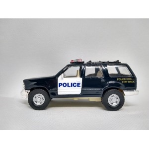 Miniatura Ford Explorer police (preta) 1:42 MaiSto