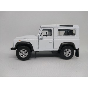 Miniatura Land Rover Defender (branca) 1:32 Welly