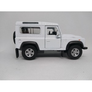 Miniatura Land Rover Defender (branca) 1:32 Welly