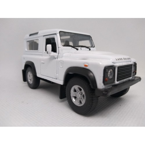 Miniatura Land Rover Defender (branca) 1:32 Welly